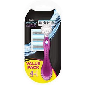 Wilkinson Sword - Hydro Silk 3 Hybrid + 3 reservemesjes - Damesscheermes - 90 g