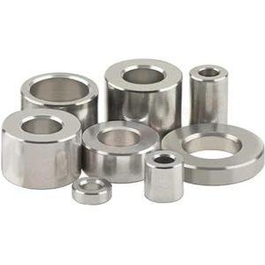Ringen 5/10 stuks M8 roestvrij staal ongeschroefde bus pakking ronde holle afstandsringen mouwlengte 2 3 4 5 6 8 10 12 16 20 mm bevestigingsringen(8.2x12x3mm (10pcs))