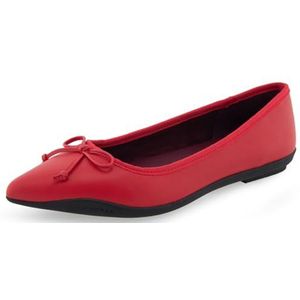 Aerosoles Dumas ballerina's voor dames, rood leder, 42 EU