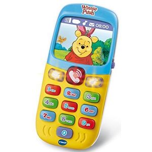 VTech Leertelefoon met Winnie the Pooh — Met de originele stemmen van Winnie the Pooh en zijn vrienden en spannende educatieve spelletjes — Voor kinderen van 9-36 maanden