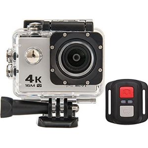 4K Waterdichte Sportcamera Videocamera WiFi Videocamera Onderwater Video Camera Buitensporten DV Actiecamera(Color:Silver Grey)