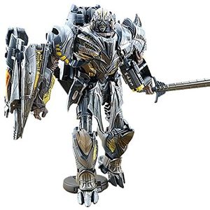 Transformers speelgoed: Transformeer 5 Megatron-vliegtuigen, enkele combinatie-actiepoppen van een legering, speelgoed for verjaardagscadeaus for kinderen van 5 jaar en ouder. De hoogte van het speelg