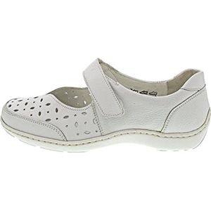 Waldläufer Henni ballerina voor dames, wit, 42 EU