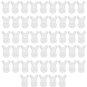 50 Stuks Y-vormige Wimperborstel, Siliconen Y-vormige Wimperborstel, Wimper Perm Lifting Borstel, Y-vorm Wimperlift Tool, voor Wimperpermanent Krultang Entenverlenging