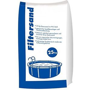 Hamann filterzand 0,4-0,8 mm 25 kg voor zandfilterinstallaties en zwembadfilters