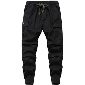 LAUSONS Functionele broek voor jongens, cargobroek, joggingbroek,, zwart, 134-140