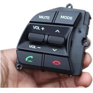 Stuurwielknoppen Voor Hyundai Voor Sonata LF 2016-2018 Stuurwielknoppen Bluetooth Telefoon Cruise Control Afstandsbediening Knop Links Muziekknop(Army green)
