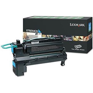 Lexmark X792 Cyan tonercartridge 1 stuk(s) Origineel Cyaan