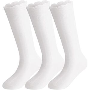 DRESHOW Baby Meisje Knie Hoge Sokken Peuter Jurk Sokken Baby Kous Katoen Baby Sokken