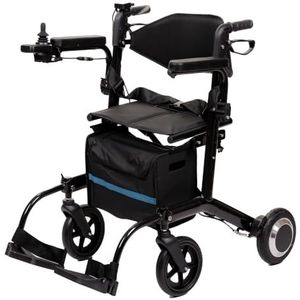 Moderne 2 in 1 elektrische rollator