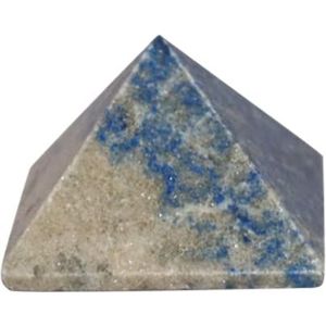 RAJNI Kristallen Piramide Natuurlijke Lapis Lazuli Steen Kristal Genezingssteen Feng Shui Reiki Kristal Kleine Piramide Voor Thuisdecoratie, Meditatie, Veel Geluk Spiritueel Cadeau