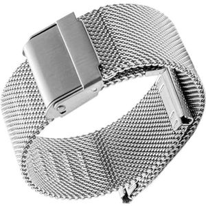 dayeer Milanese Loop-horlogeband voor DW-horlogeband voor Daniel Wellington roestvrijstalen bandbreedte (Color : Silver, Size : 14mm)