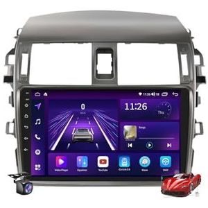 Android 15.0 Radio 2 Din Auto Stereo met 4G 5G WiFi DSP SWC Carplay voor Corolla E140 E150 2006-2013 GPS Navigatie 9'' MP5 Multimedia Video Player FM BT Ontvanger,B,M800S