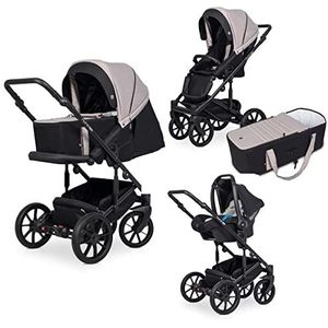 SaintBaby Sand 03 3-in-1 combi-kinderwagen, babyzitje en Isofix optioneel tot 22 kg Nuno Pro met babyzitje