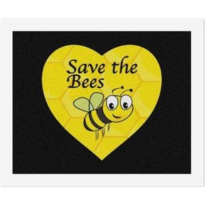 Save The Bees4 Verf op Nummers voor Volwassenen DIY Schilderen Kits Unframed Arts Crafts Gift
