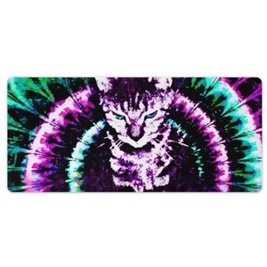 Kleurrijke Kitten Mode Bureau Muismat Antislip Gaming Muismat Accessoires Decor 40x90cm