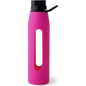 Warm water beker, WATERCUP Outdoor Sport Glas Draagbare Siliconen Anti-Brandwonden Onbreekbare Cover Hittebestendige Cup Handvat Cup, 570Ml