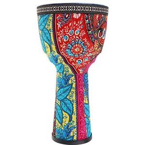 Djembe Drum 4 Inch / 6 Inch / 8.5 Inch Hoge Kwaliteit Professionele Afrikaanse Djembe Drum Kleurrijke Hout Goede Geluid Traditioneel Muziekinstrument (Color : 8.5 inch D)