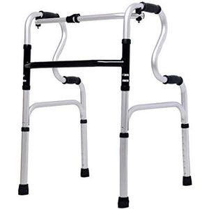 Opvouwbare rollator Rechtop Walker Walkers voor senioren Up Walker voor senioren Volwassen Walker Aluminium Walker (E 52 * 49 * 74cm)