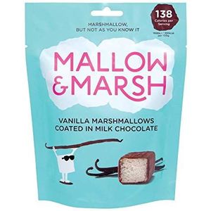 Mallow & Marsh Vanille & Melk Chocolade Marshmallow Pouch - 100g, 2 Pack