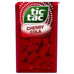 Tic Tac Cherry Cola Snoepjes in bulk 18g x 24 verpakkingen