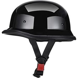 Motor - Skull Cap Helm - ECE Goedgekeurd - Duitse Stijl - Open Cruiser - Voor Mannen en Vrouwen