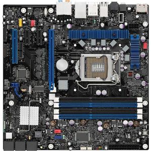 Intel DP55SB uATX Desktop Moederbord Extreme Series (Socket 1156, PCI-E 2.0 (x16), DDR3 1066/1333/1600, SATA 3GB/S RAID) met 3 jaar garantie