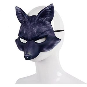 Luxylei Half Gezichtsmasker Sexy Cosplay Halloween Party Maskerade Bal Fancy Maskers Dier Eva Hoofd Masker