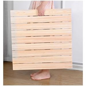 Houten eendenplank rechthoekige badmat, badkamer antislip houten badmat, scheidingswand water houten badmat, doucheruimte bamboe badmat, douchematten/badkuipmatten, for badkuip(W65xL85cm/W25.5xL33.4in