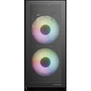 LC-Power - 717B - PC Behuizing - Zwart - Ondersteunt ATX, Micro-ATX, Mini-ITX, Tot 6 Ventilatorplaatsen