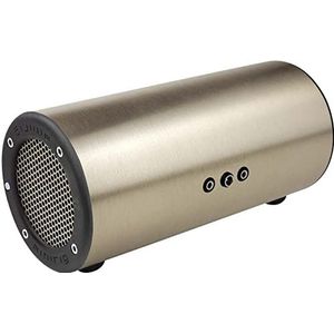 MINIRIG Subwoofer draagbare oplaadbare basluidspreker - 80 uur batterij - geborsteld aluminium