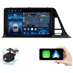 Android 14.0 2 Din Autoradio 9"" Touchscreen Auto Stereo voor Toyota CHR 2016-2020 met Draadloze Carplay Android Auto GPS navigatie AHD Omgekeerd beeld Stuurwielbediening(A,P1(1G+32G))