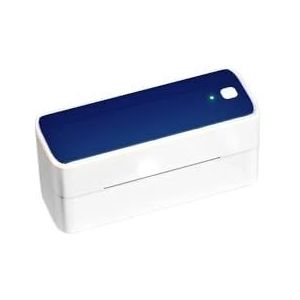 Bluetooth thermische labelprinter draadloze kleine verzendlabelprinter 4X6 compatibel(Blue)