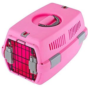 HaiMa Huisdier Transport Carrier Grote Ruimte Outdoor Reizen Dragen Kooi Doos Draagbaar Voor Kat Puppy Spullen - #1 Roze