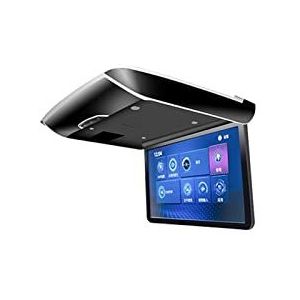 Draagbare dvd-speler voor videospelers op hoofdsteunen in auto's Elektrische Vouwwagen Monitor IPS Scherm Auto Video Speelt 1080P 8K Plafond TV Dak Mount Display USB met HD-roterend scherm (Color : 1