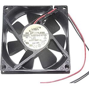 SCYHGLM Chassis Cooling Fan AD0812HS-A71GL 12V 0.25A 2Wire, Cooling Fan AD0812HS-A71GL 80x80x25mm 2Wire