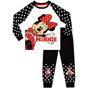 Disney Meisjes Minnie Mouse Pyjama's Wit 98