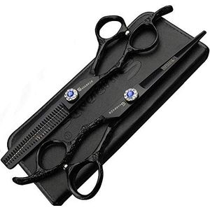 Kappersscharen - Professionele Schaar Set - Linkshandig - 6 Inch - 440C Hoge Kwaliteit