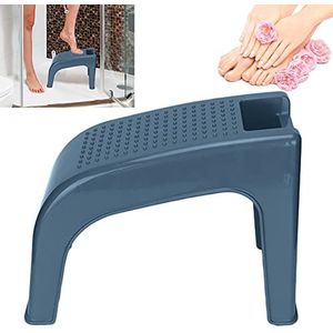 Douche Voetsteun, Massagebare Pedicure Voetsteun voor Thuis voor Badkamer(Donkergroen)