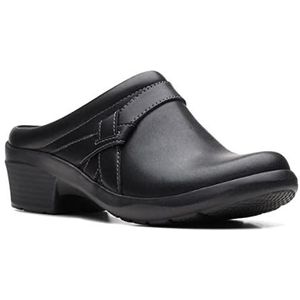 Clarks Women's Angie Mist Mule, Black, 6.5