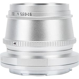 Lens met Handmatige Scherpstelling, Anodisatiebehandeling EOS.M-vattinglens Anti-oxidatie Legering met Groot Diafragma + Optisch Glas voor Canon M3 voor Canon M6 voor Canon M5