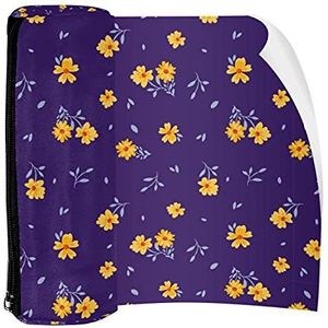 Potlood Case Pen Tas Houder met Rits Coin Organizer Tassen Make-up Cosmetische Pouch voor Vrouwen Tiener Meisjes Jongens Kinderen, Bloemen Paars