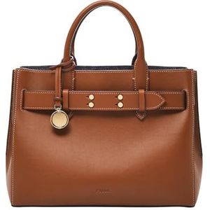 Fossil Gilmore Satchel Bag, Bruin, bruin