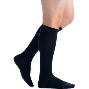 EvoNation Gepradeerde compressiesokken voor heren, in de VS gemaakt, 8-15 mmHg, milde druk, medische kwaliteit, kniehoge orthopedische ondersteuning, kousen, slang - beste comfortabele pasvorm