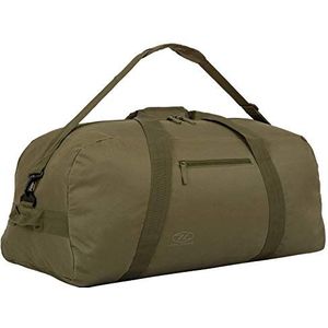 Highlander Cargo Bag 100 liter robuuste canvas tas, ideaal voor op reis of als sporttas (olijfgroen)