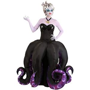 Disney De Kleine Zeemeermin Ursula Prestige Kostuum X-Small tot 5X Plus Size | Ursula Opblaasbare Tandriemen Kostuum 5X