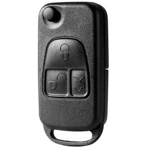 Autosleutel Hoesje Sleutel Vouwen Vervanging Afstandsbediening Autosleutel Shell Voor C E S ML SL ML55 Voor AMG S500 SL500 W168 W124 Autosleutel beschermhoes(5)