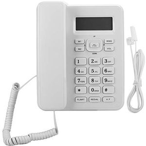 KX-T6001CID - Huistelefoon - Wit - DTMF/FSK Dubbel Systeem Nummerherkenning