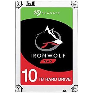Seagate ST10000VN0004 - IronWolf HDD 3.5'' 10TB SATA3 7200RPM 256MB, zilver