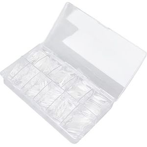 Volledige nageltips, nageltips Eenvoudige bediening Transparant multifunctioneel voor nagelwinkel